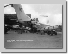 VC10 checks at Gatwick